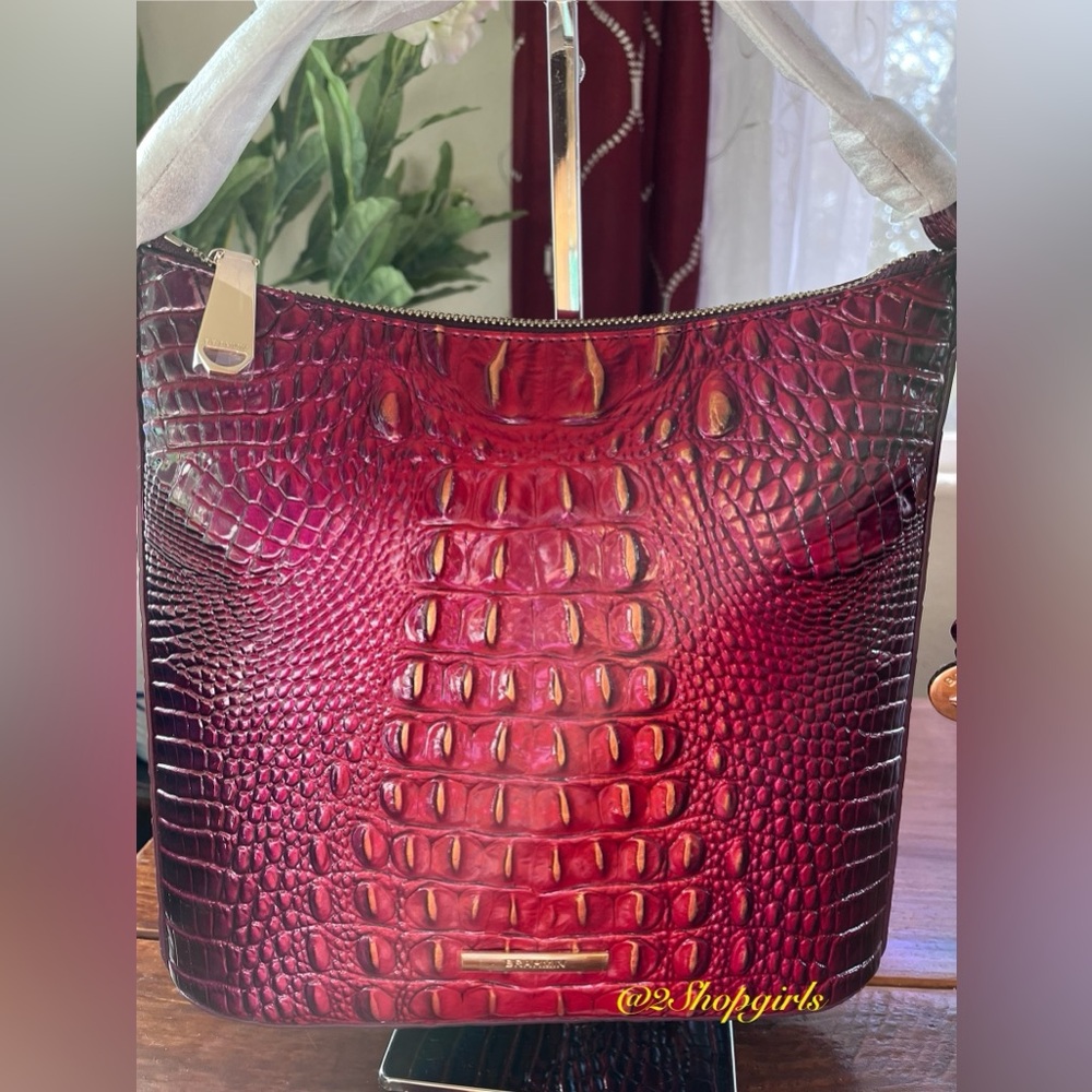 NWT Brahmin Katie Crossbody in RUBY